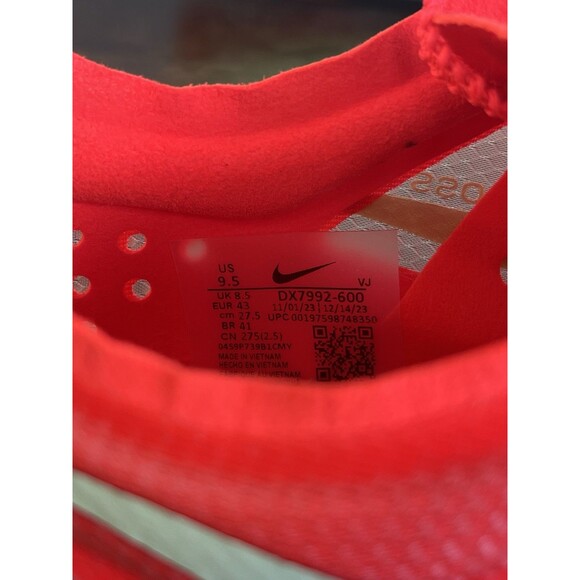 Nike ZoomX Dragonfly XC Cross Country Spikes Crimson Men's Size 9.5 DX7992-600 - Picture 12 of 12